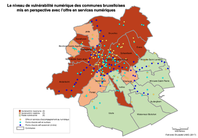 Carte Bruxelles - inclusion numérique
